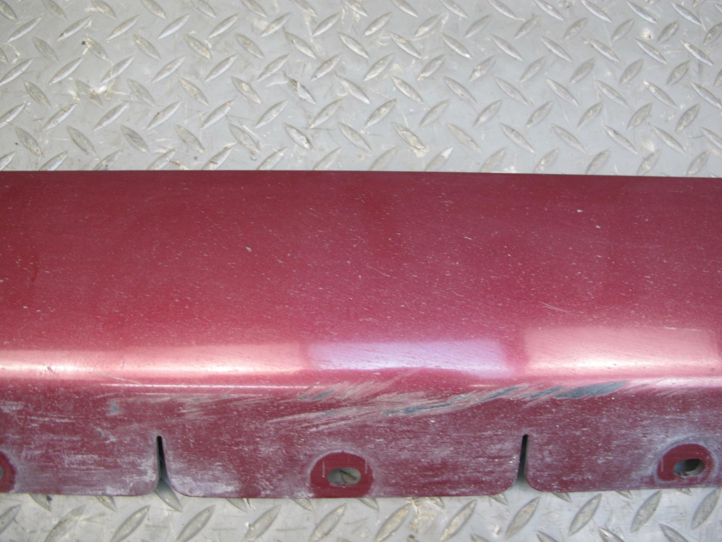 02-05 Ford Thunderbird Left Right Side Skirt Rocker Panel Molding Set Maroon OEM