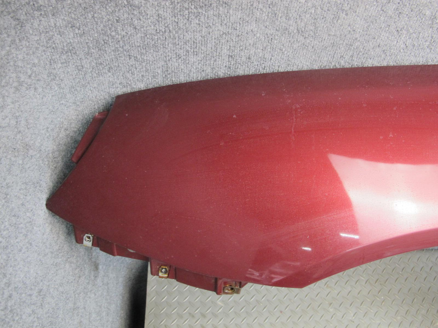 02-05 Ford Thunderbird Front Left Fender Shell Cover Panel Maroon OEM
