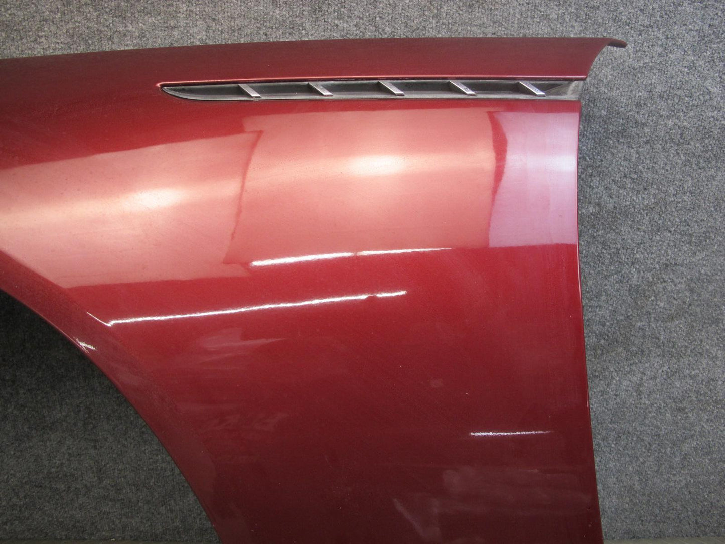 02-05 Ford Thunderbird Front Left Fender Shell Cover Panel Maroon OEM