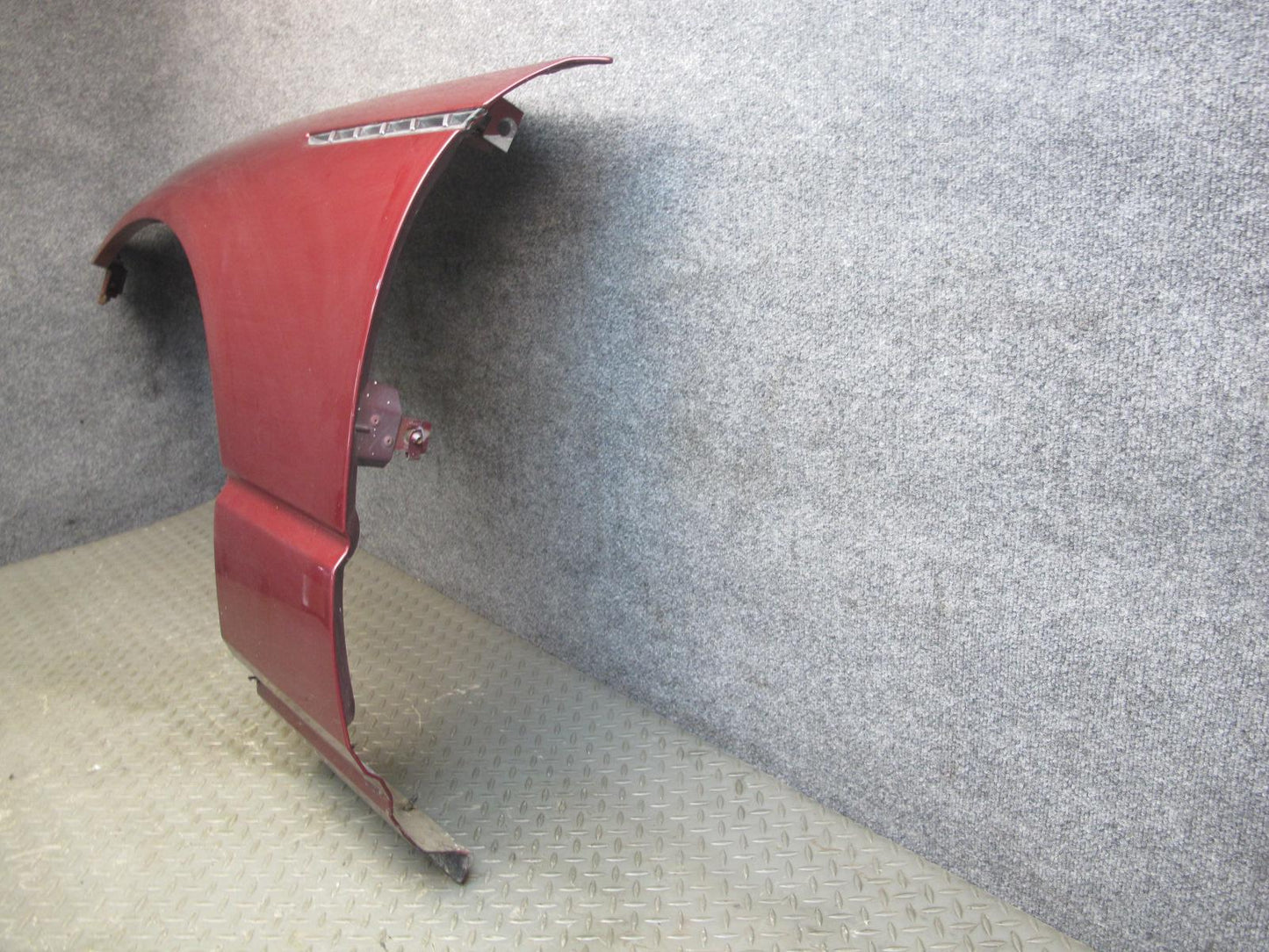 02-05 Ford Thunderbird Front Left Fender Shell Cover Panel Maroon OEM