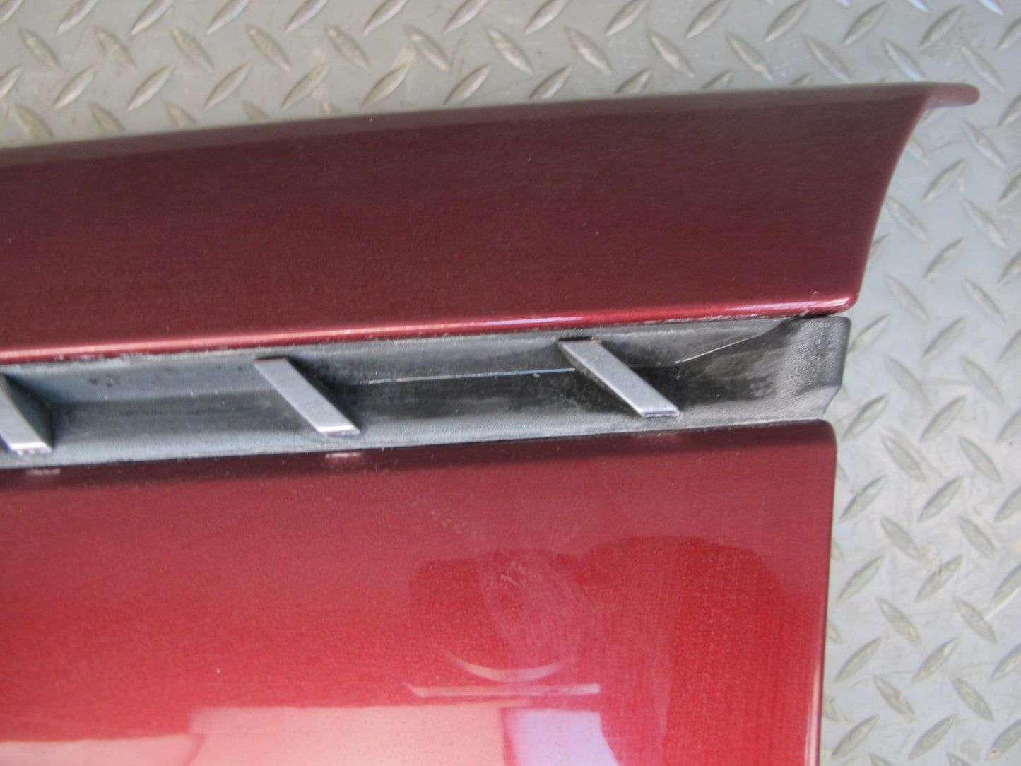 02-05 Ford Thunderbird Front Left Fender Shell Cover Panel Maroon OEM
