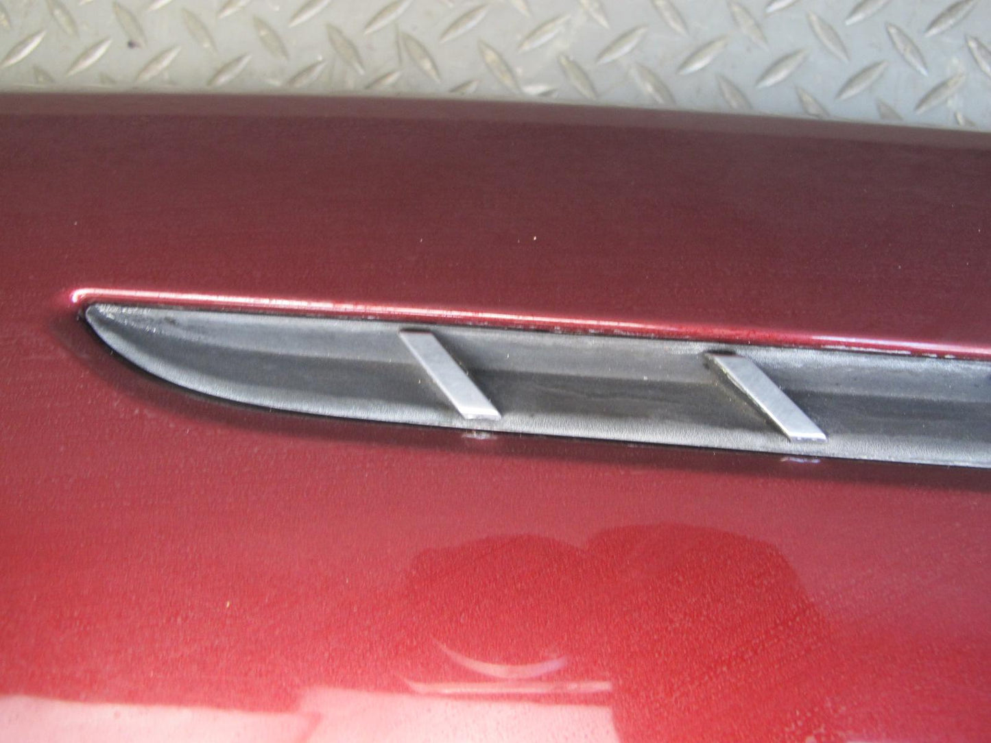02-05 Ford Thunderbird Front Left Fender Shell Cover Panel Maroon OEM
