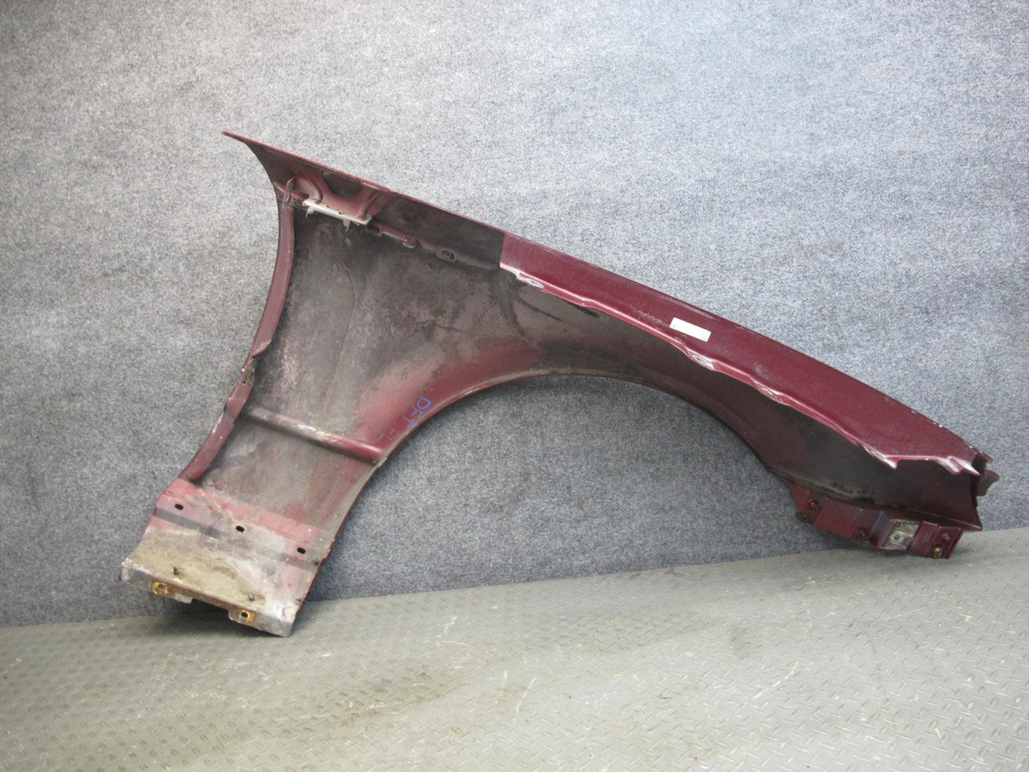 02-05 Ford Thunderbird Front Left Fender Shell Cover Panel Maroon OEM