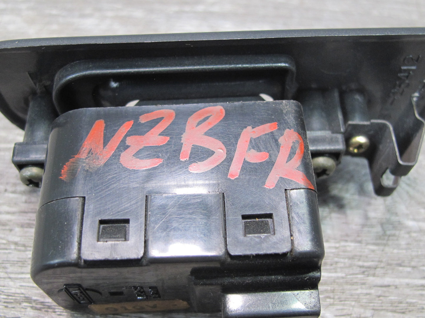 90-93 Nissan 300ZX Z32 Right Passenger Door Window Switch & Trim Black OEM