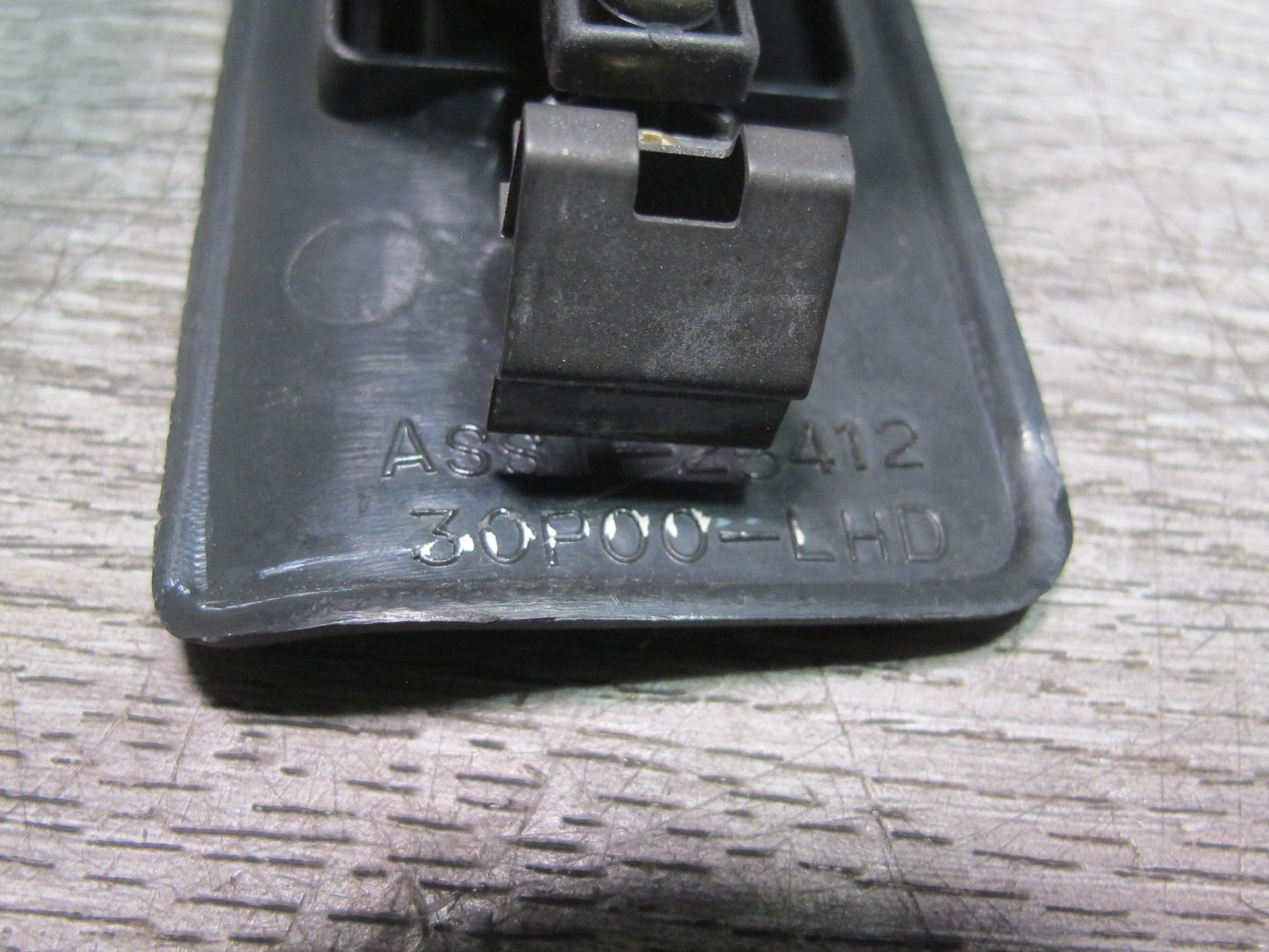 90-93 Nissan 300ZX Z32 Right Passenger Door Window Switch & Trim Black OEM
