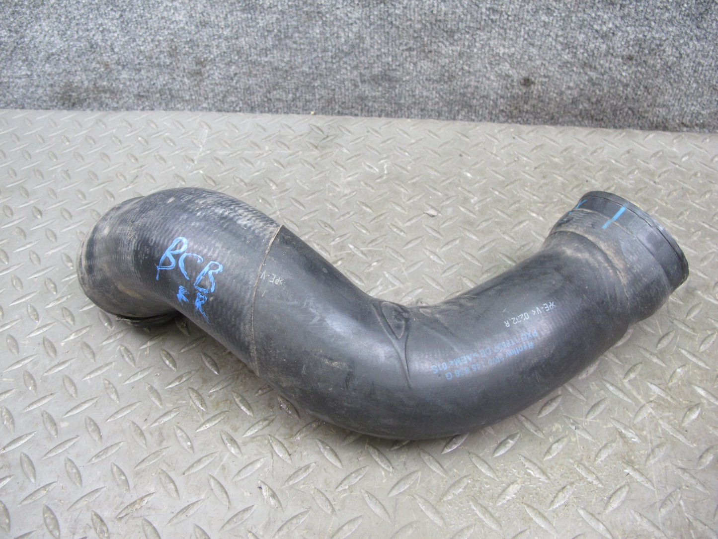 03-12 Bentley Continental GTC GT 6.0L Intercooler Hose Pipe Line Set of 4