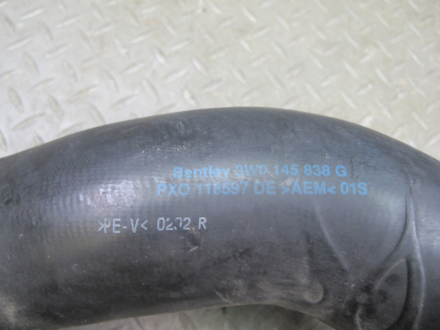 03-12 Bentley Continental GTC GT 6.0L Intercooler Hose Pipe Line Set of 4