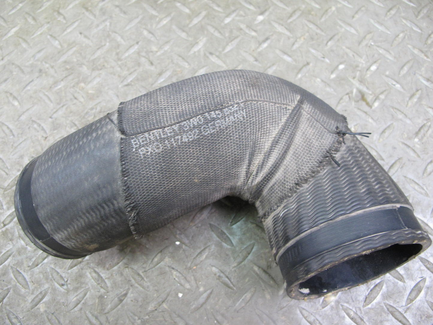 03-12 Bentley Continental GTC GT 6.0L Intercooler Hose Pipe Line Set of 4