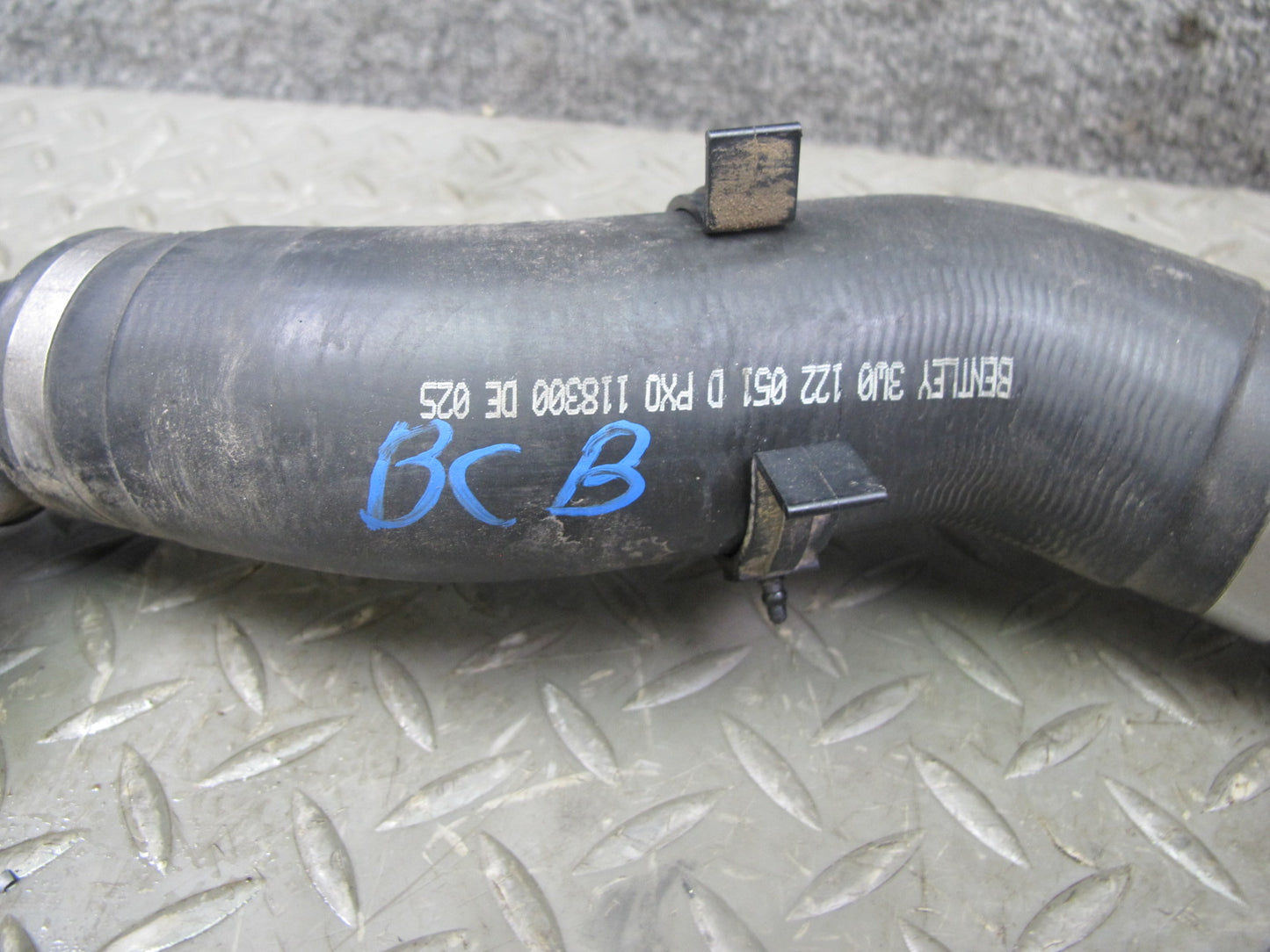 03-10 Bentley Continental GTC GT 6.0L Engine Coolant Hose Pipe Line Set