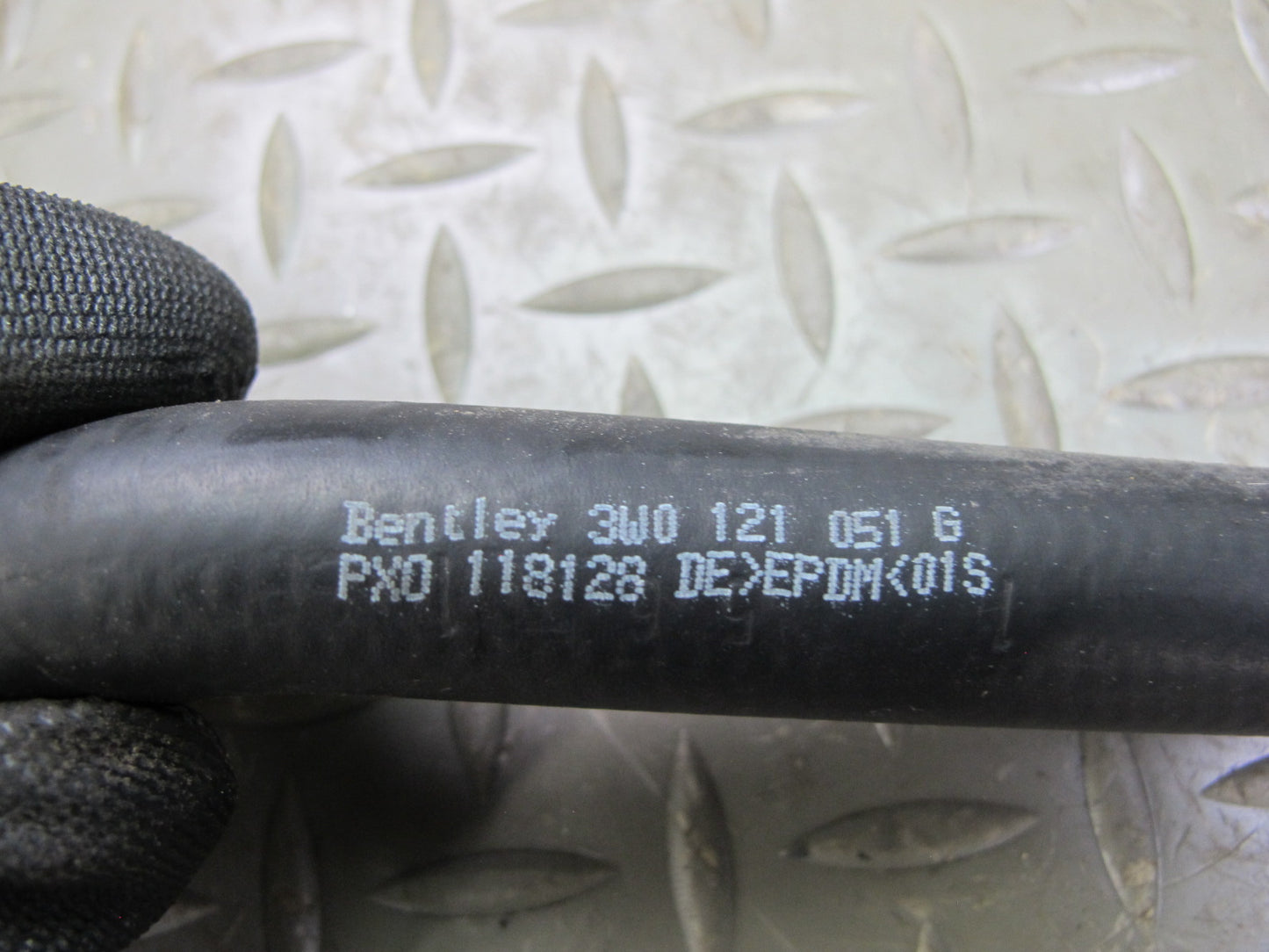 03-10 Bentley Continental GTC GT 6.0L Engine Coolant Hose Pipe Line Set