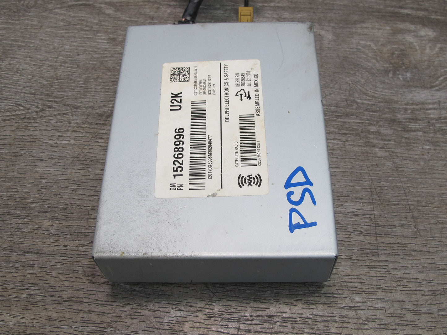 06-09 Pontiac Solstice Sirius Satellite Radio Control Module 15268996 OEM