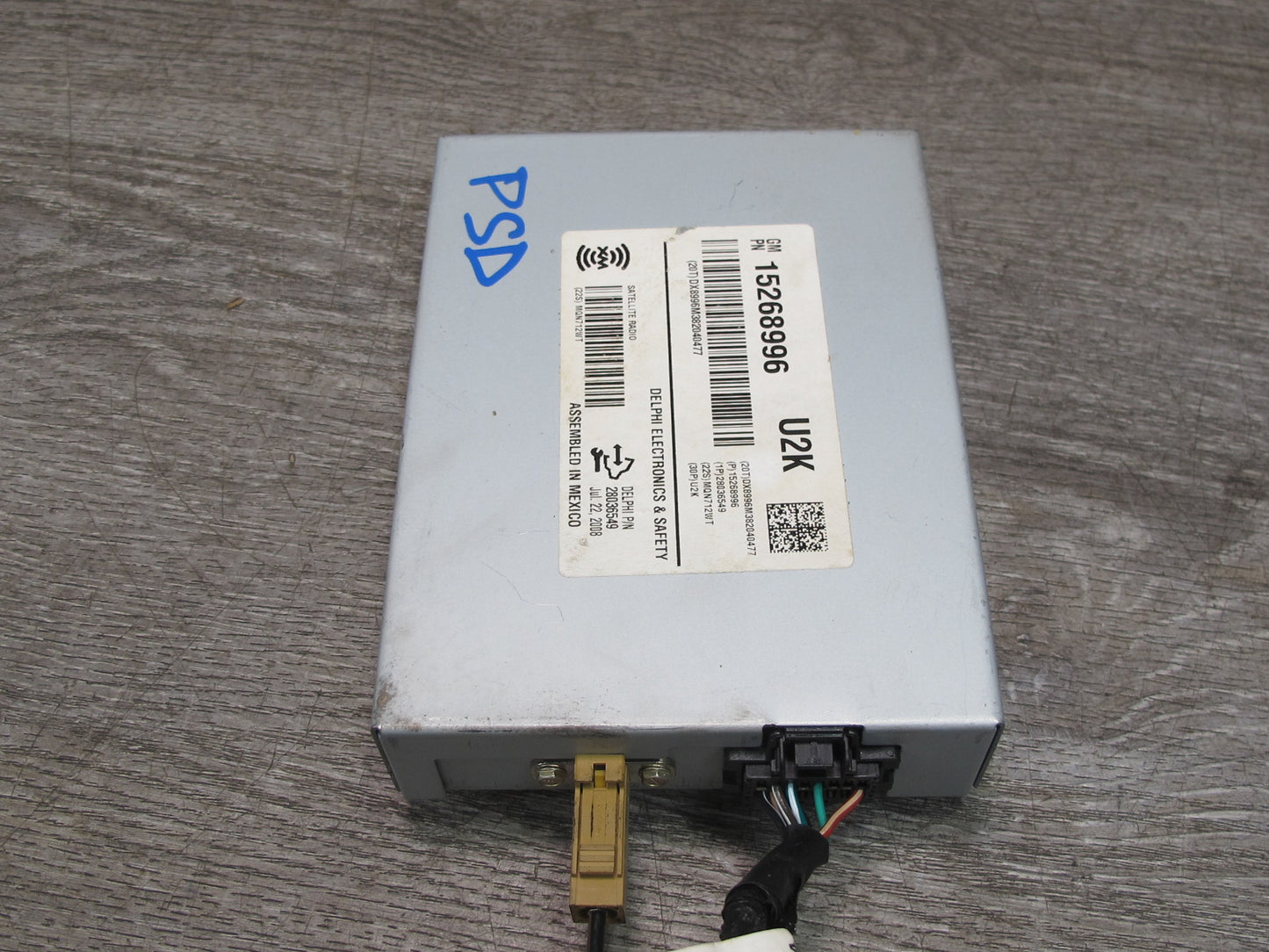06-09 Pontiac Solstice Sirius Satellite Radio Control Module 15268996 OEM