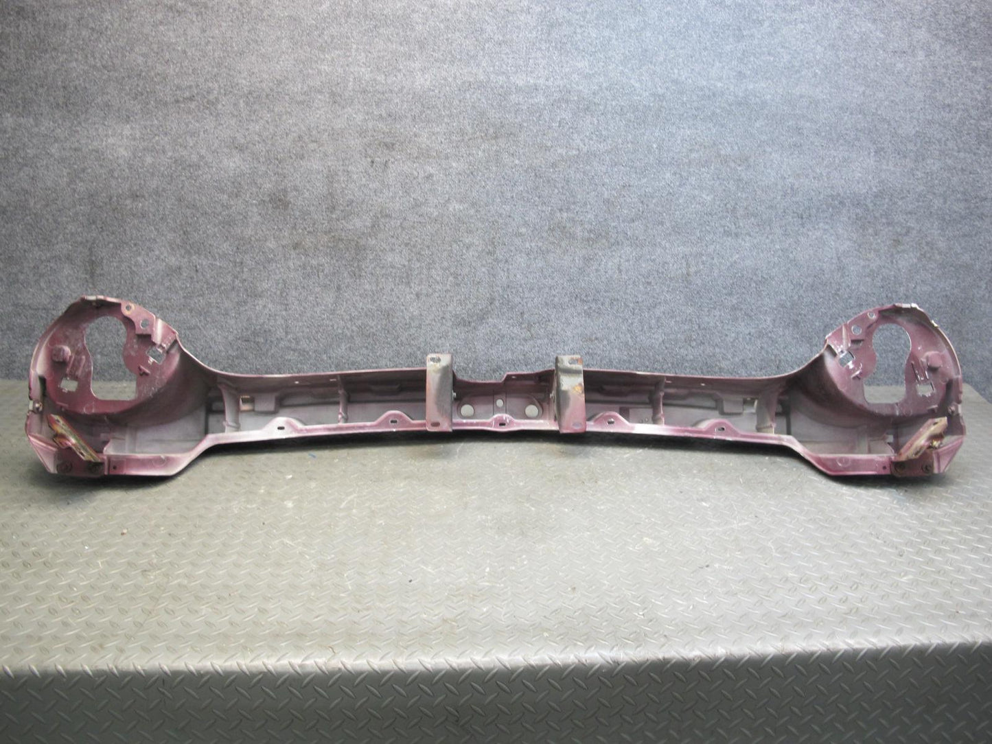 02-05 Ford Thunderbird Front Headlight Header Bracket Mount Panel Maroon OEM