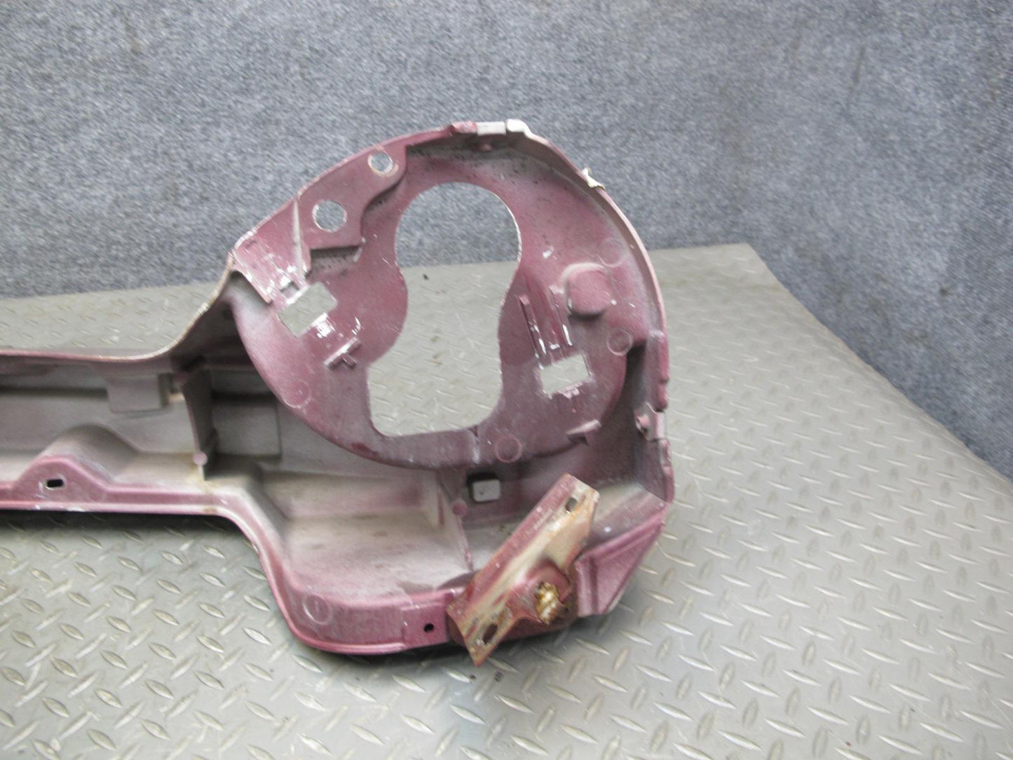 02-05 Ford Thunderbird Front Headlight Header Bracket Mount Panel Maroon OEM