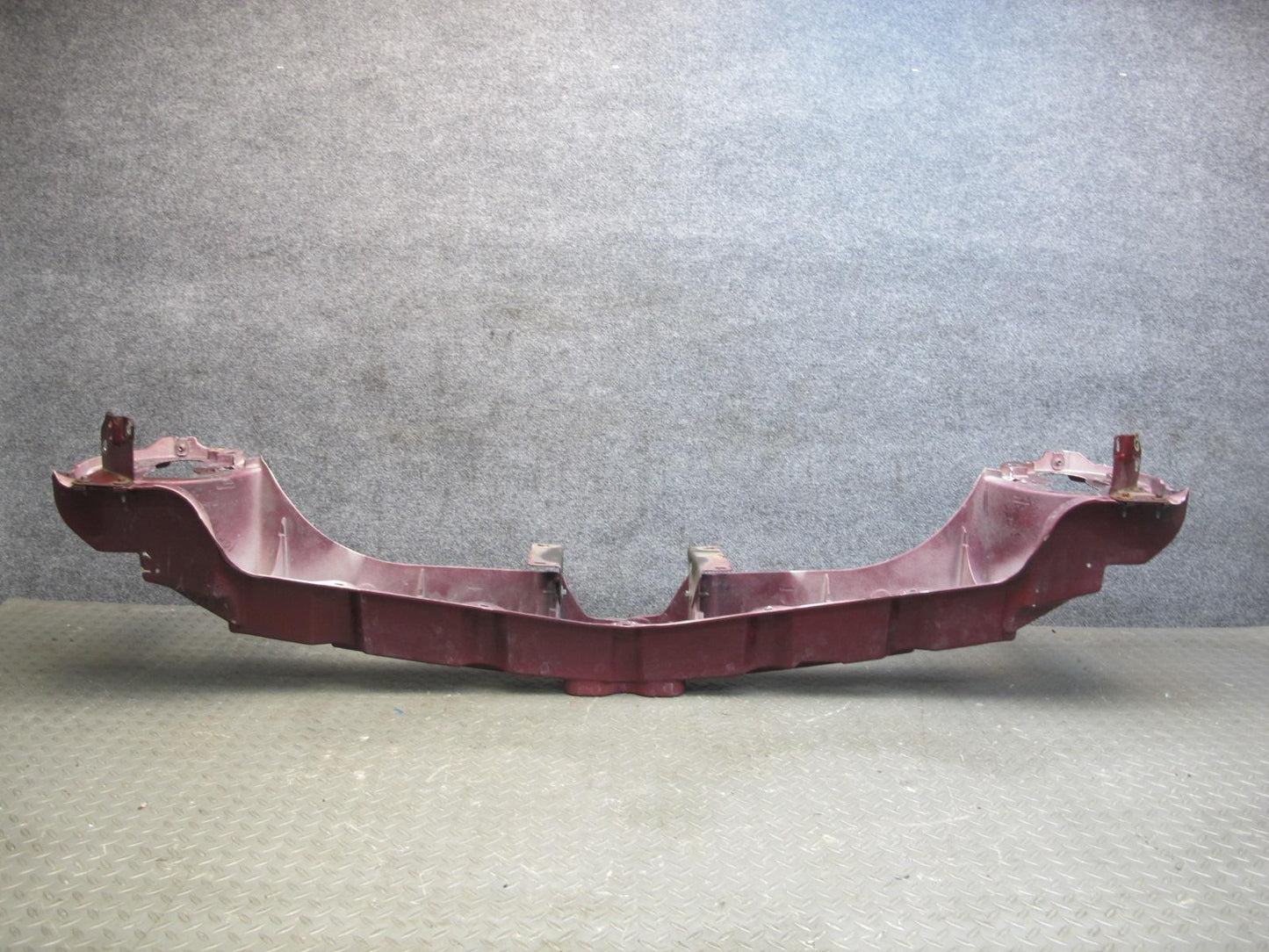 02-05 Ford Thunderbird Front Headlight Header Bracket Mount Panel Maroon OEM