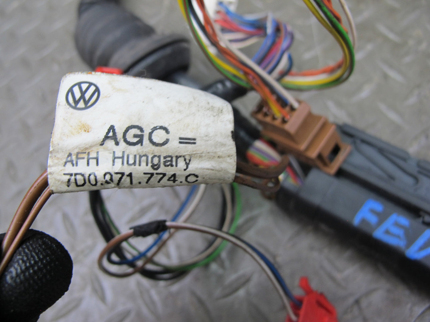 00-03 VW Eurovan T4 2.8 EQJ Automatic Transmission Wire Wiring Harness OEM