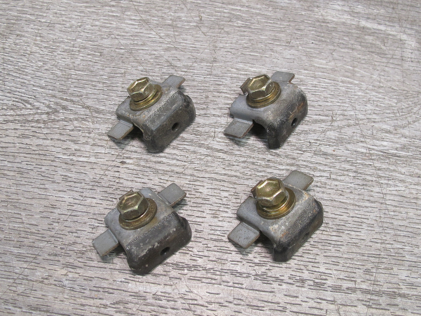 86-92 Toyota Supra MK3 Left & Right Door Window Guide Rail w Hardware Set OEM