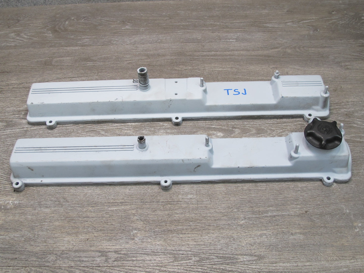 87-92 Toyota Supra MK3 7MGTE Turbo Set of 2 Engine Cylinder Head Valve Cover OEM