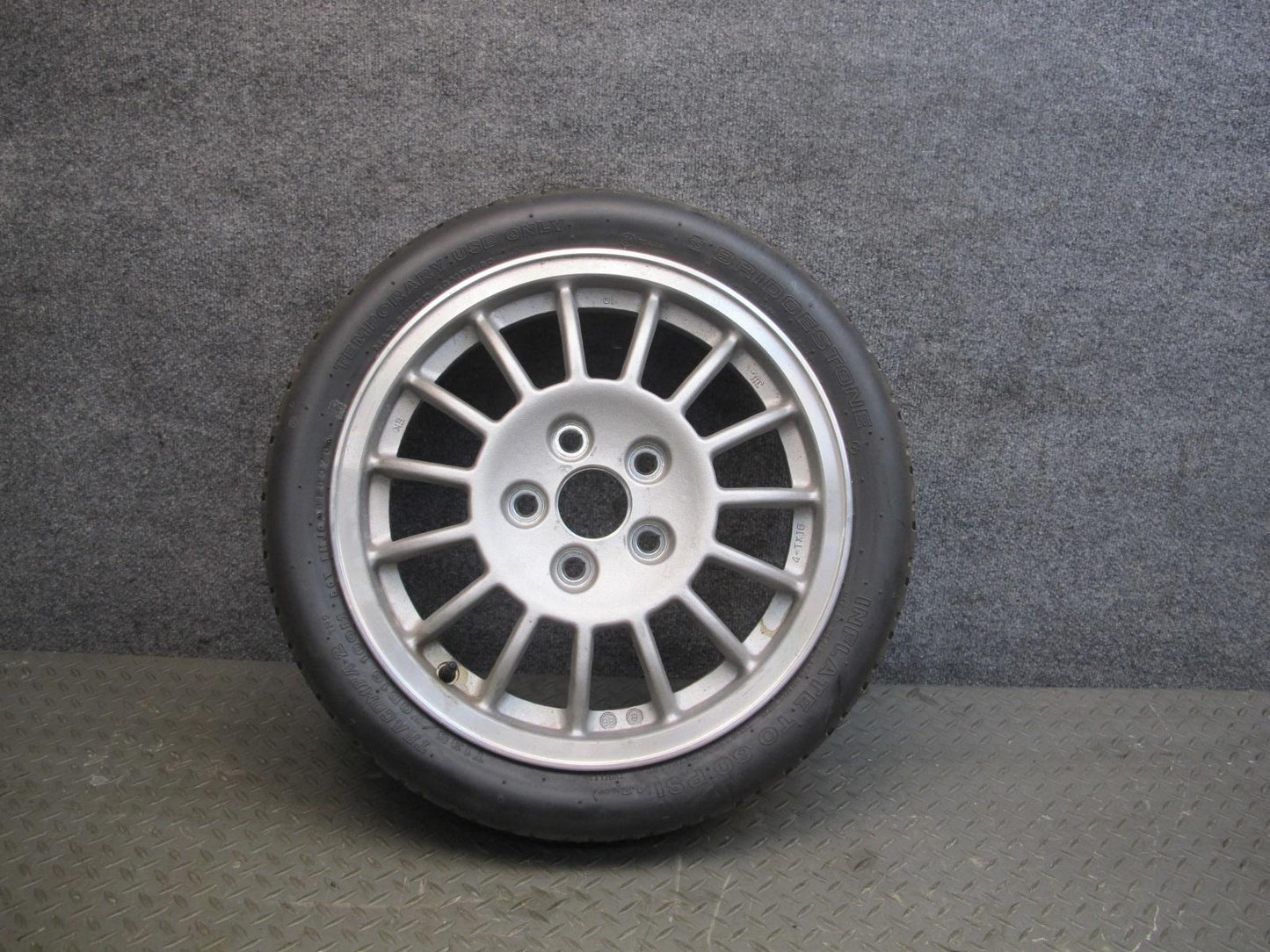 88-91 Mazda RX7 FC3S Emergency Spare Tire R16 16" Wheel 16x4T ET30 T135/70 OEM