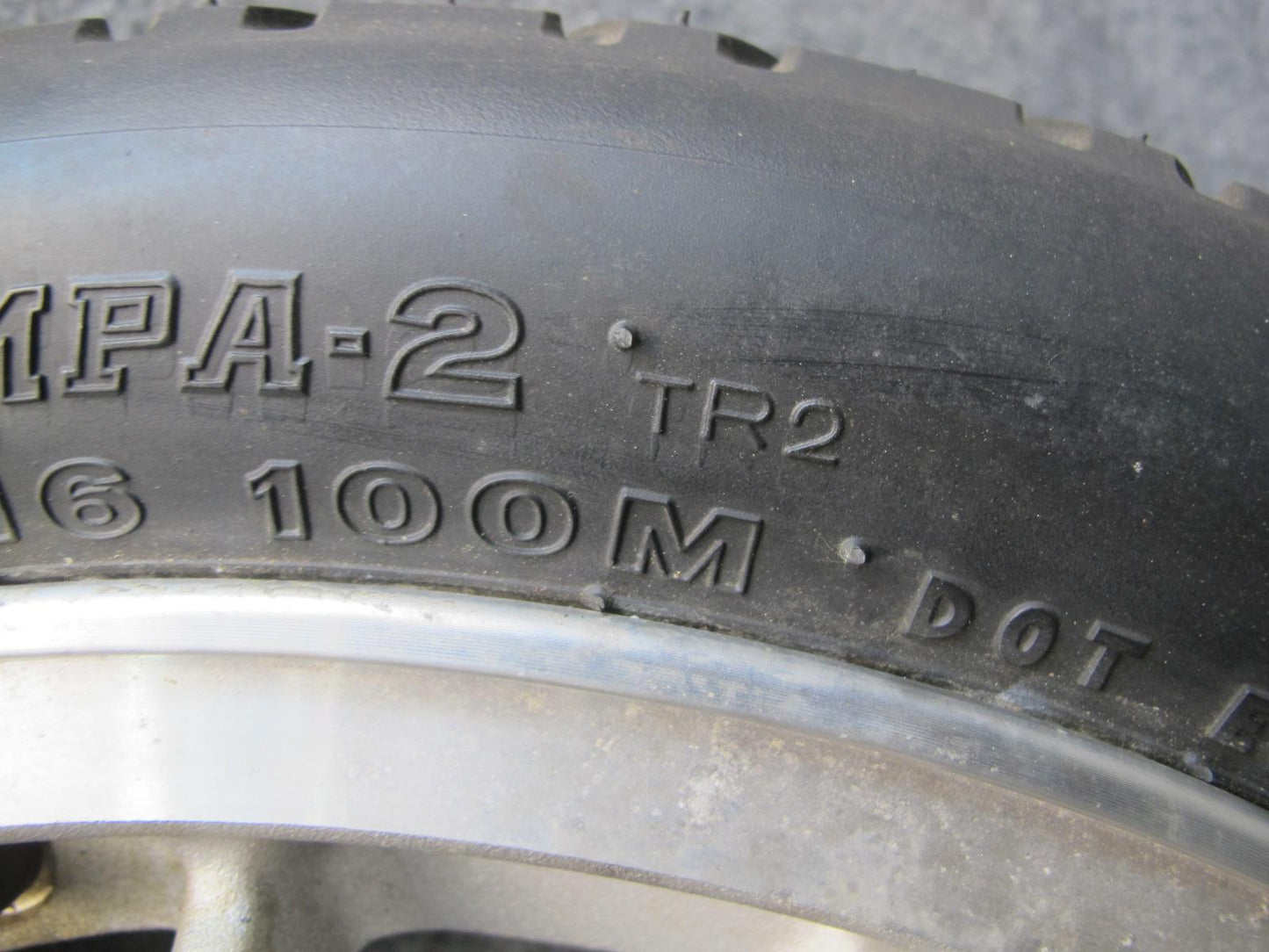 88-91 Mazda RX7 FC3S Emergency Spare Tire R16 16" Wheel 16x4T ET30 T135/70 OEM