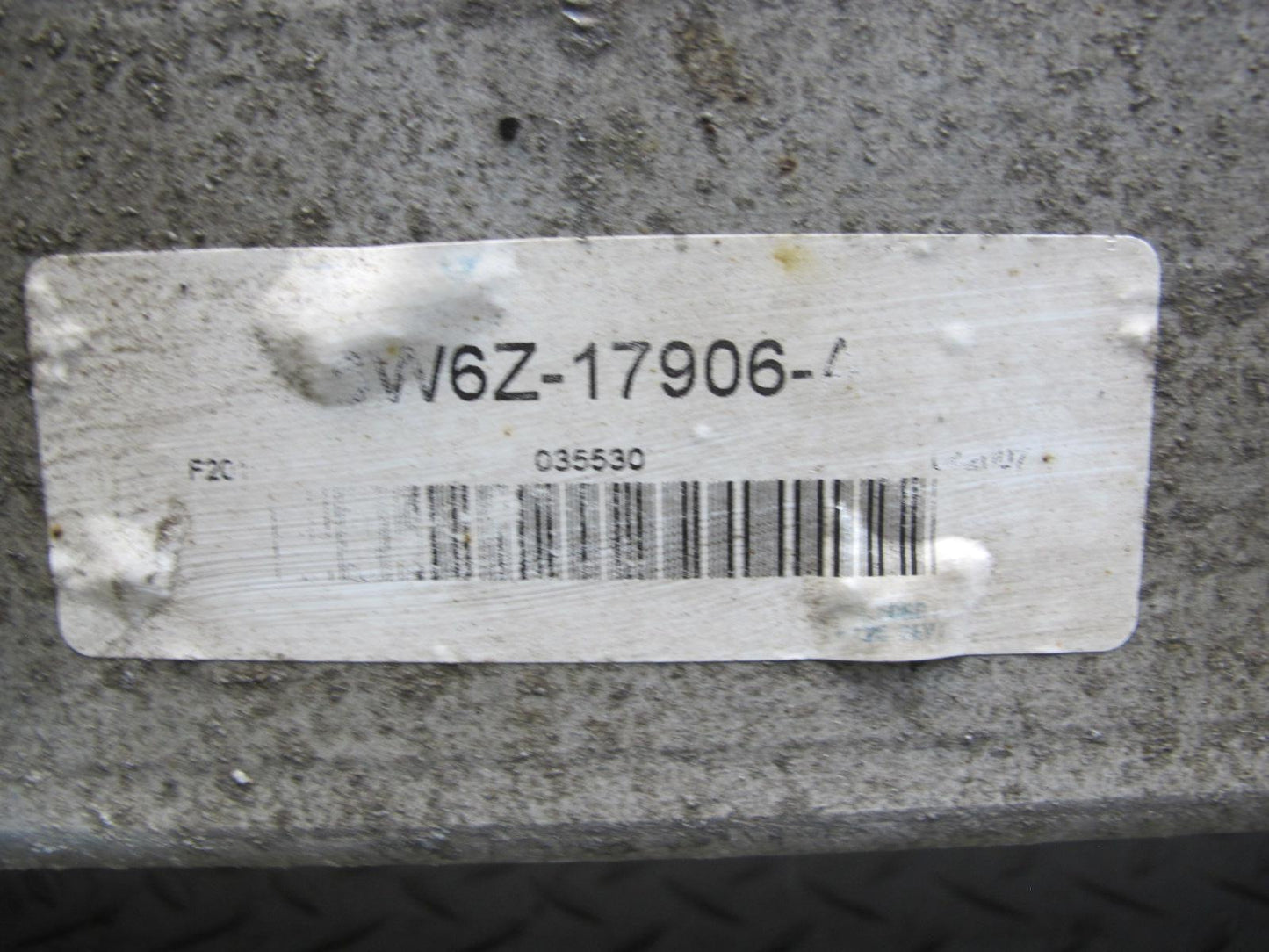 02-05 Ford Thunderbird Rear Bumper Impact Reinforcement Bar Foam Absorber OEM