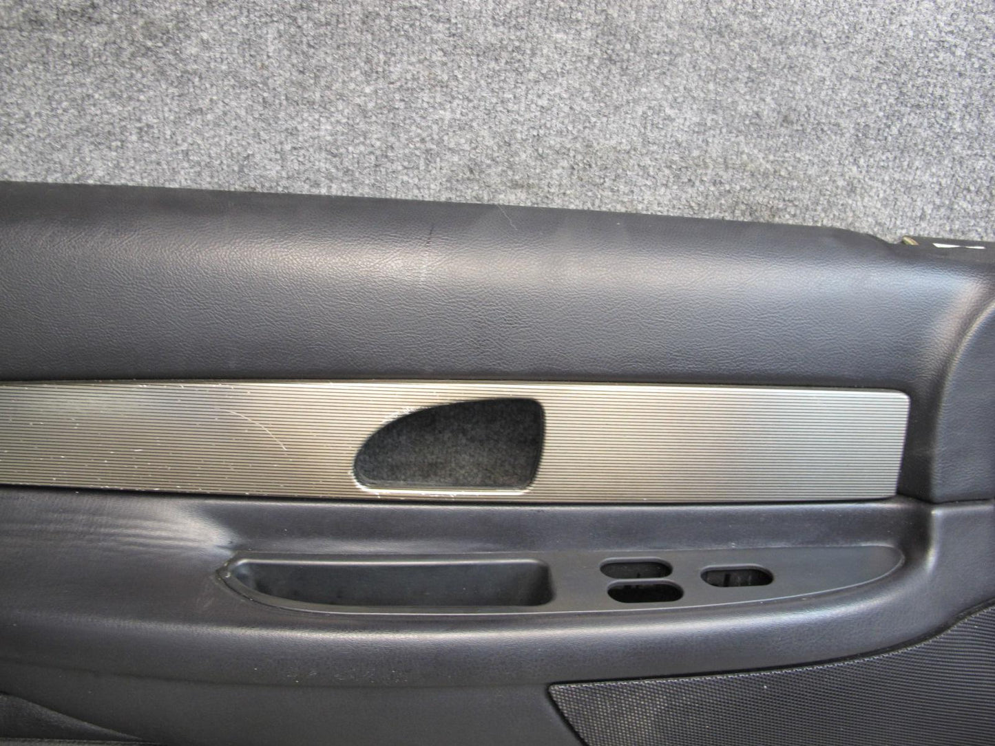 2004 Ford Thunderbird Set of 2 Left & Right Door Interior Trim Panel Black OEM