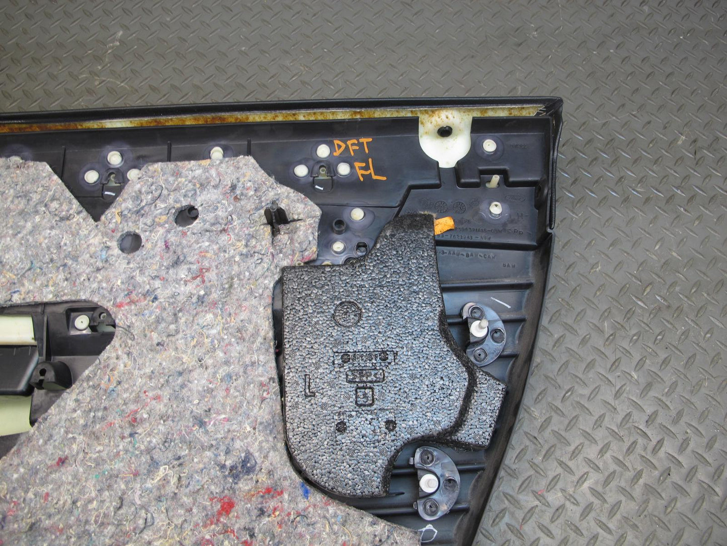 2004 Ford Thunderbird Set of 2 Left & Right Door Interior Trim Panel Black OEM