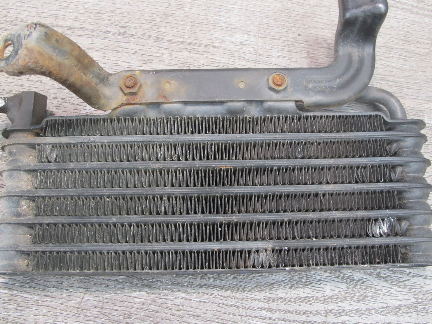 87-92 Toyota Supra MK3 7MGTE Turbo Engine Oil Cooler w Bracket OEM