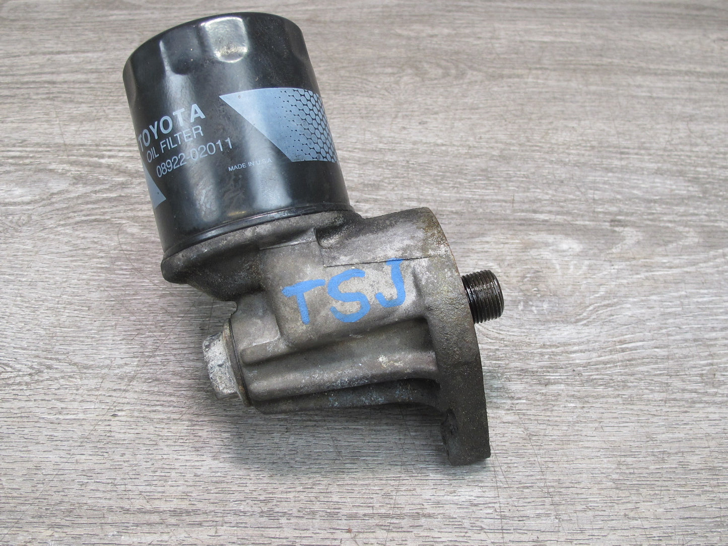 87-92 Toyota Supra MK3 7MGTE Turbo Engine Oil Filter Housing OEM