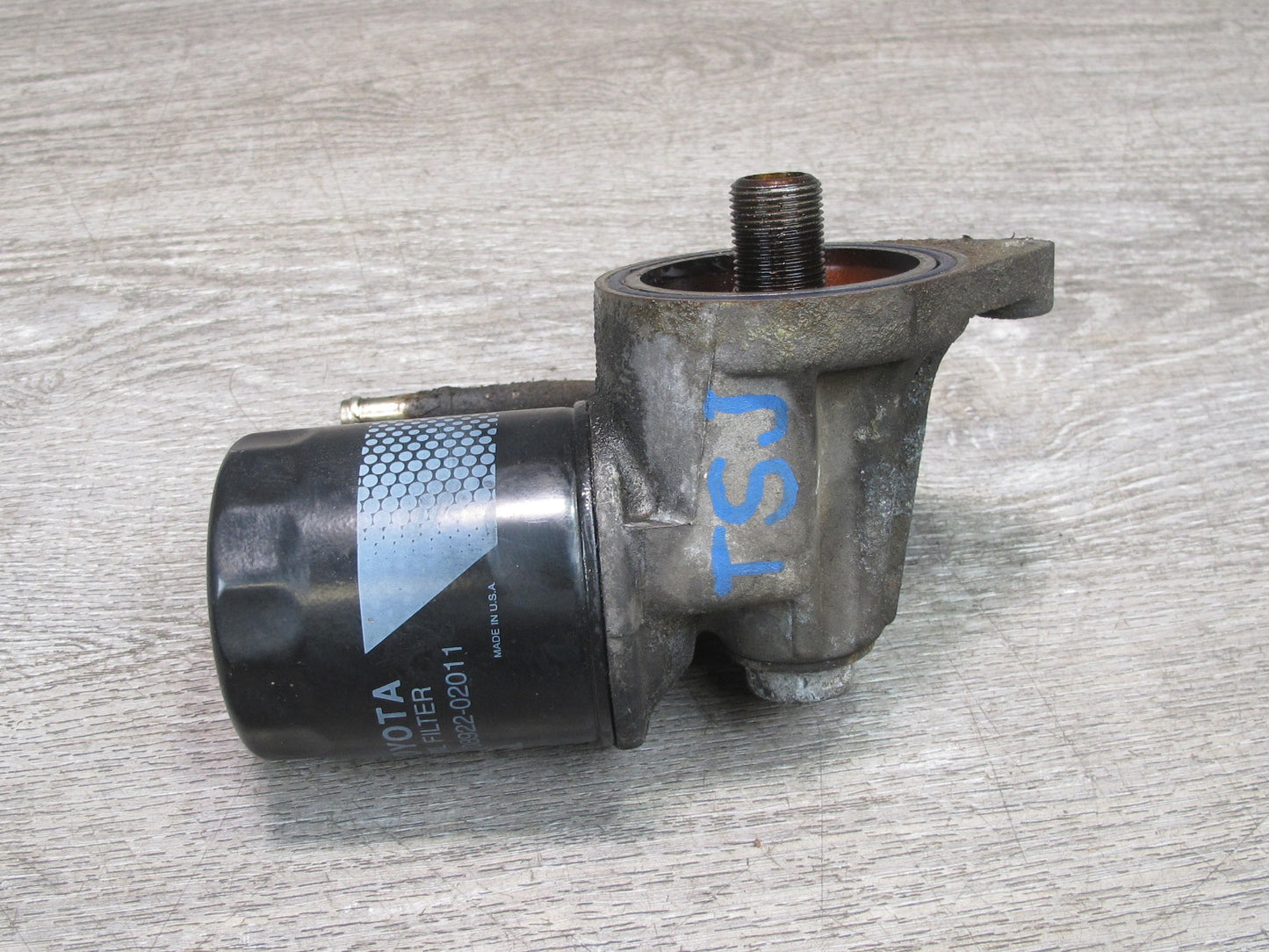 87-92 Toyota Supra MK3 7MGTE Turbo Engine Oil Filter Housing OEM