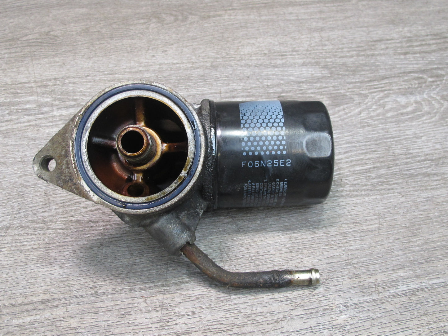 87-92 Toyota Supra MK3 7MGTE Turbo Engine Oil Filter Housing OEM