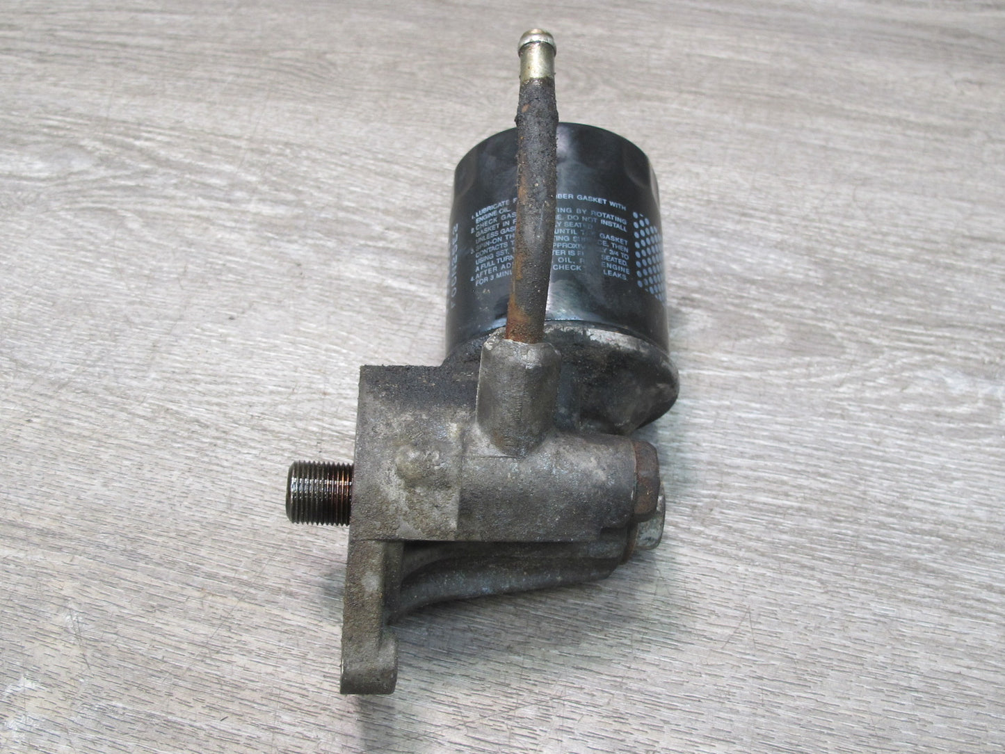 87-92 Toyota Supra MK3 7MGTE Turbo Engine Oil Filter Housing OEM