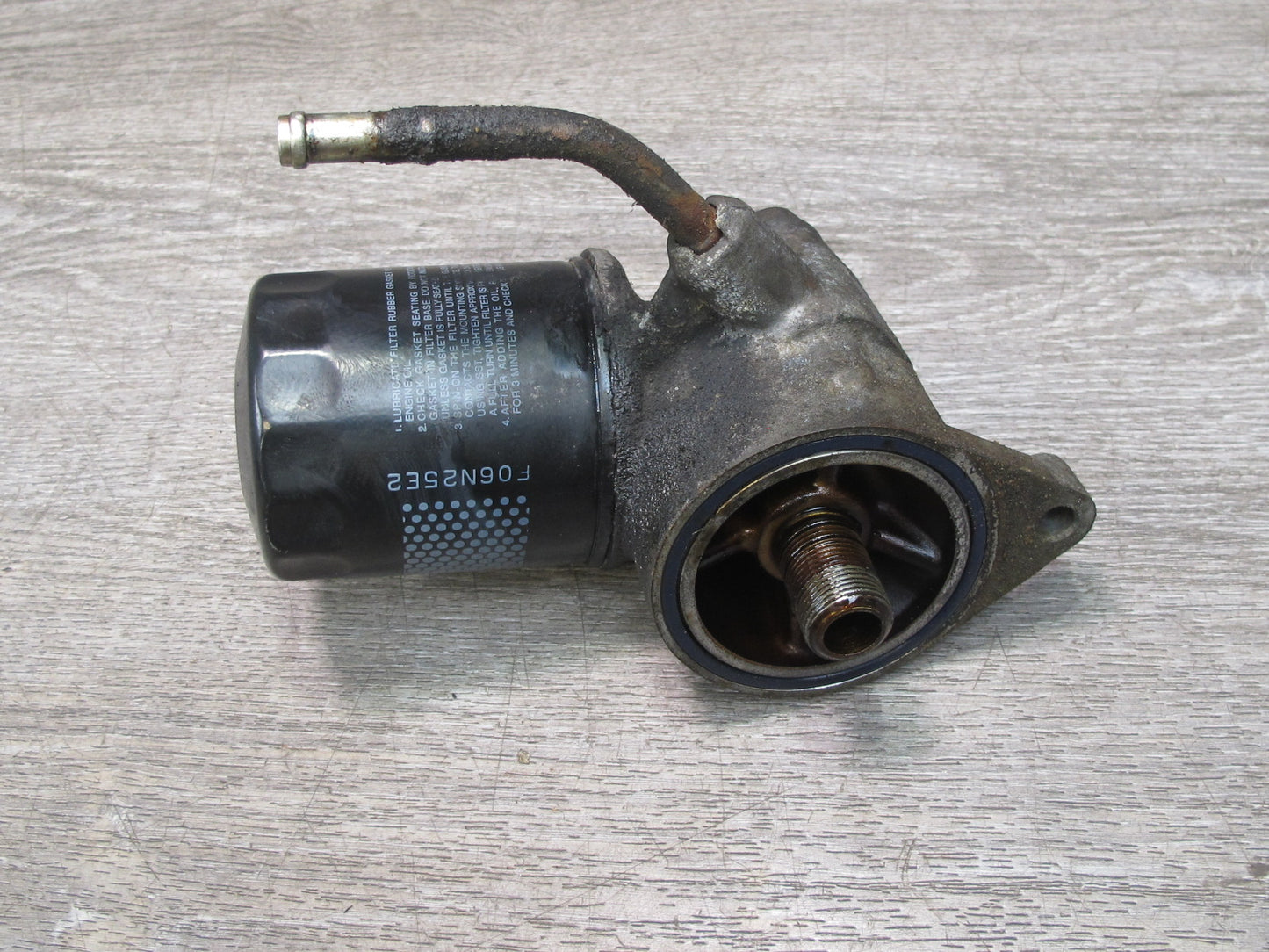 87-92 Toyota Supra MK3 7MGTE Turbo Engine Oil Filter Housing OEM