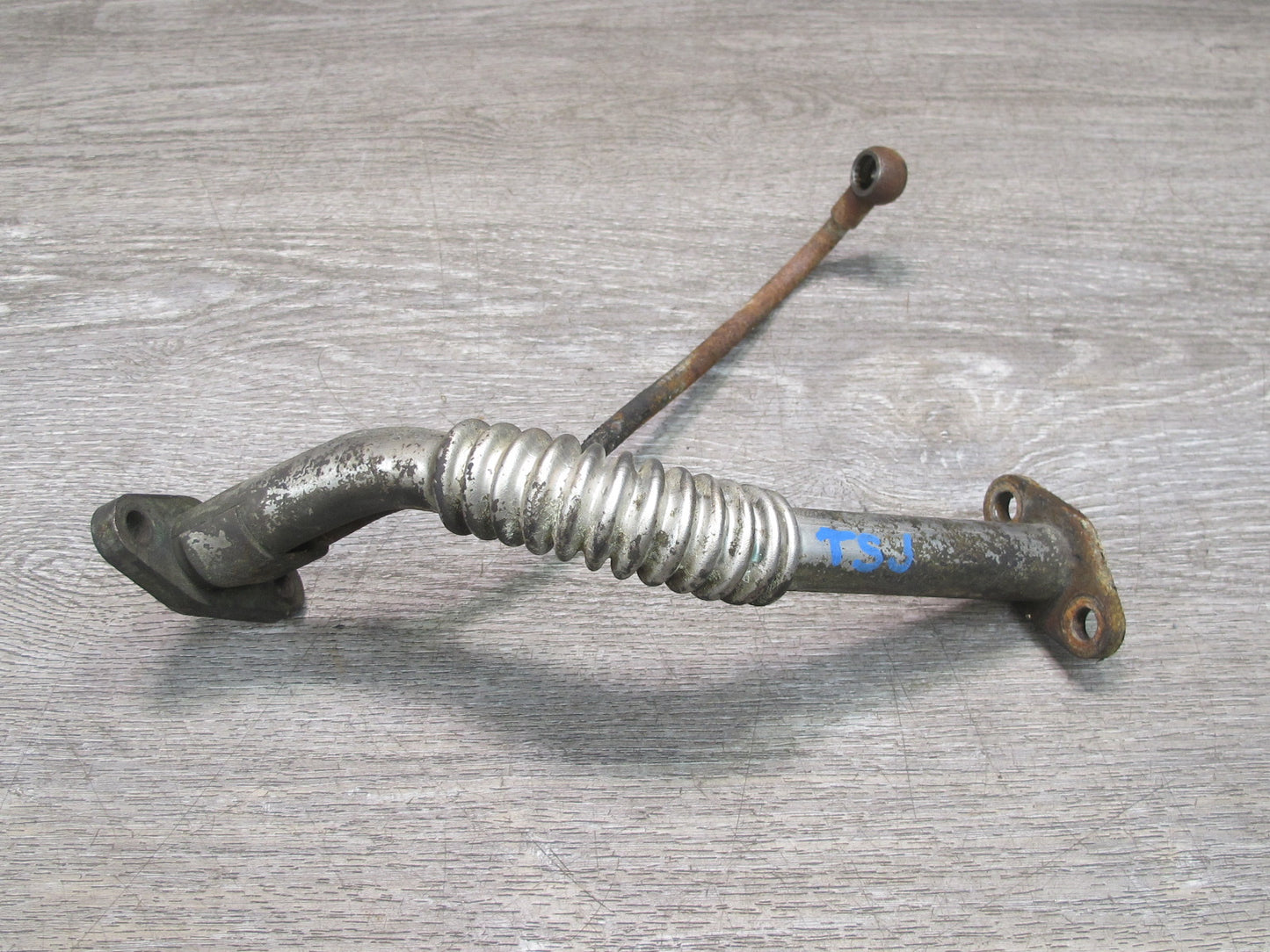 88-92 Toyota Supra MK3 7MGTE Oil Feed Return Drain Hard Line Pipe OEM