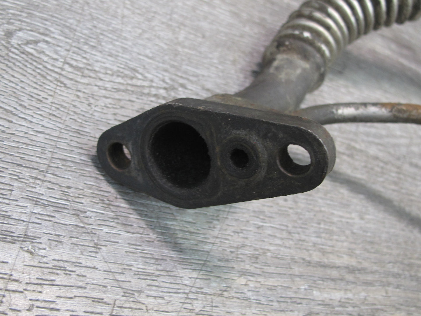 88-92 Toyota Supra MK3 7MGTE Oil Feed Return Drain Hard Line Pipe OEM