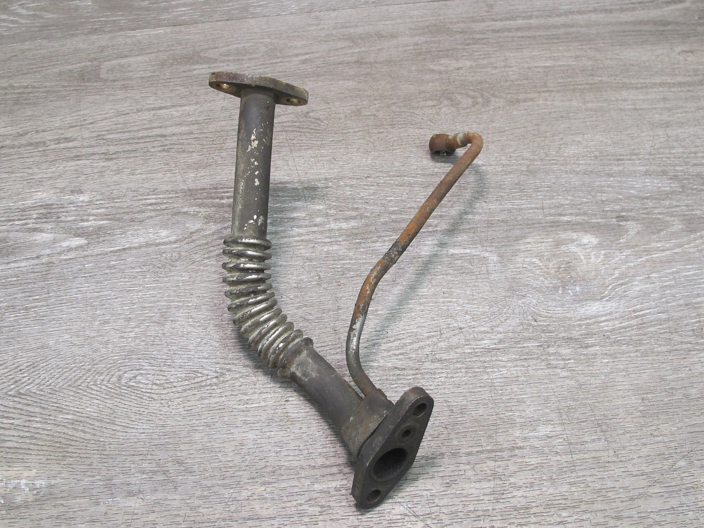 88-92 Toyota Supra MK3 7MGTE Oil Feed Return Drain Hard Line Pipe OEM