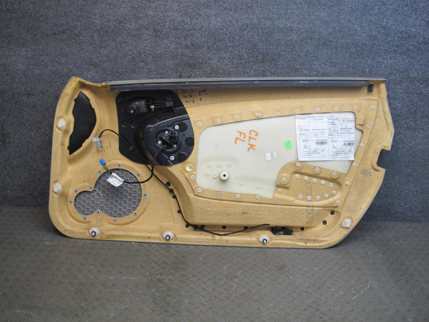 05-07 Mercedes R171 SLK55 AMG Set of 2 Door Interior Trim Cover Panel OEM