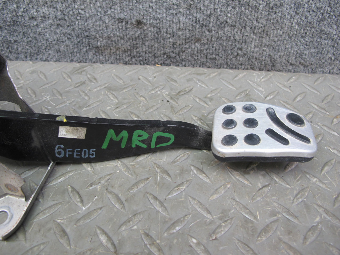 04-11 Mazda RX8 Manual Transmission Acclerator Brake Clutch Dead Pedal Set OEM