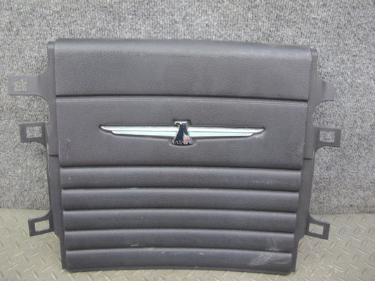 02-05 Ford Thunderbird Rear Wall Center Trim Cover Panel w Emblem Black OEM