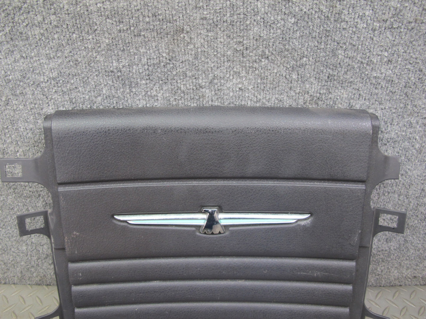 02-05 Ford Thunderbird Rear Wall Center Trim Cover Panel w Emblem Black OEM