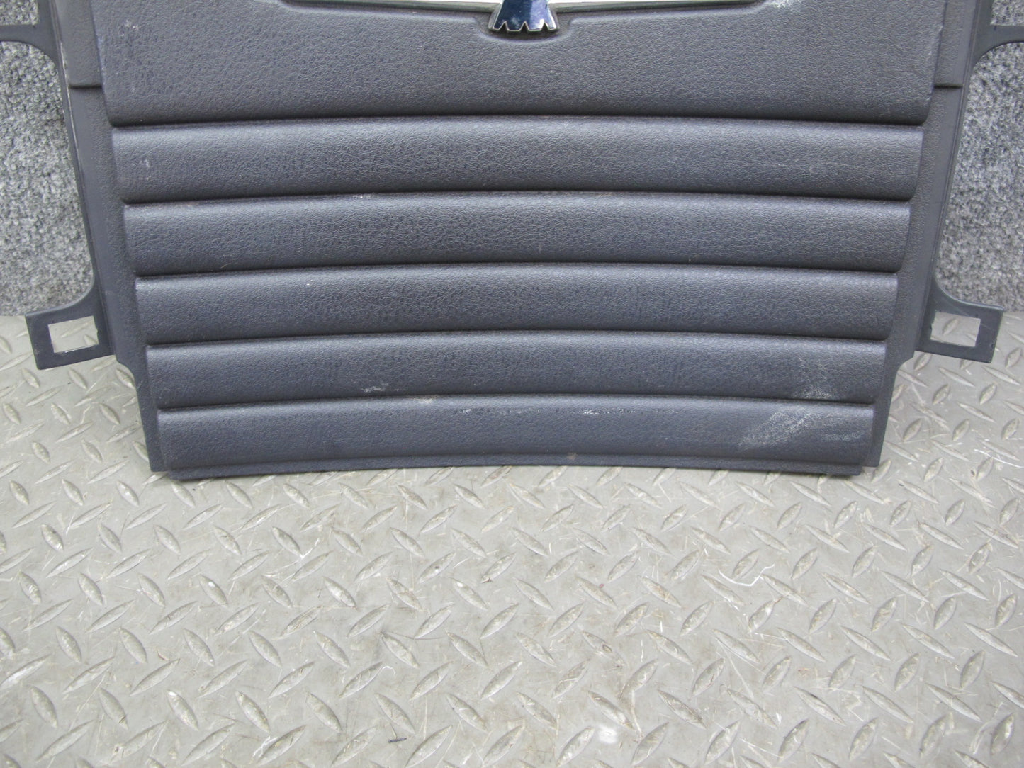 02-05 Ford Thunderbird Rear Wall Center Trim Cover Panel w Emblem Black OEM