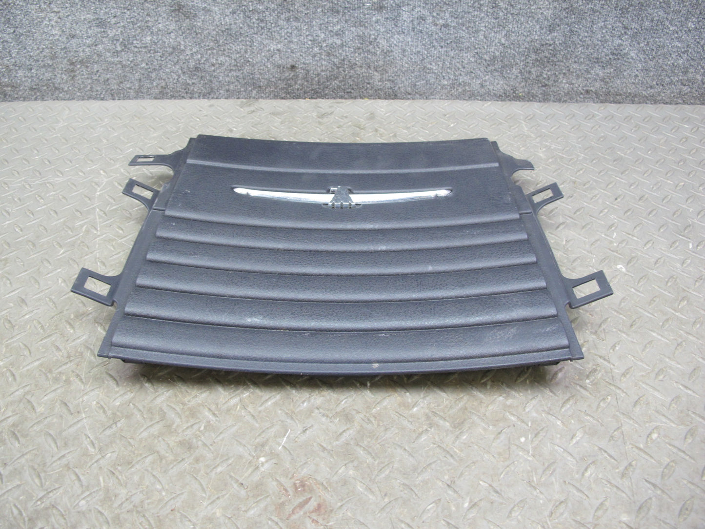 02-05 Ford Thunderbird Rear Wall Center Trim Cover Panel w Emblem Black OEM