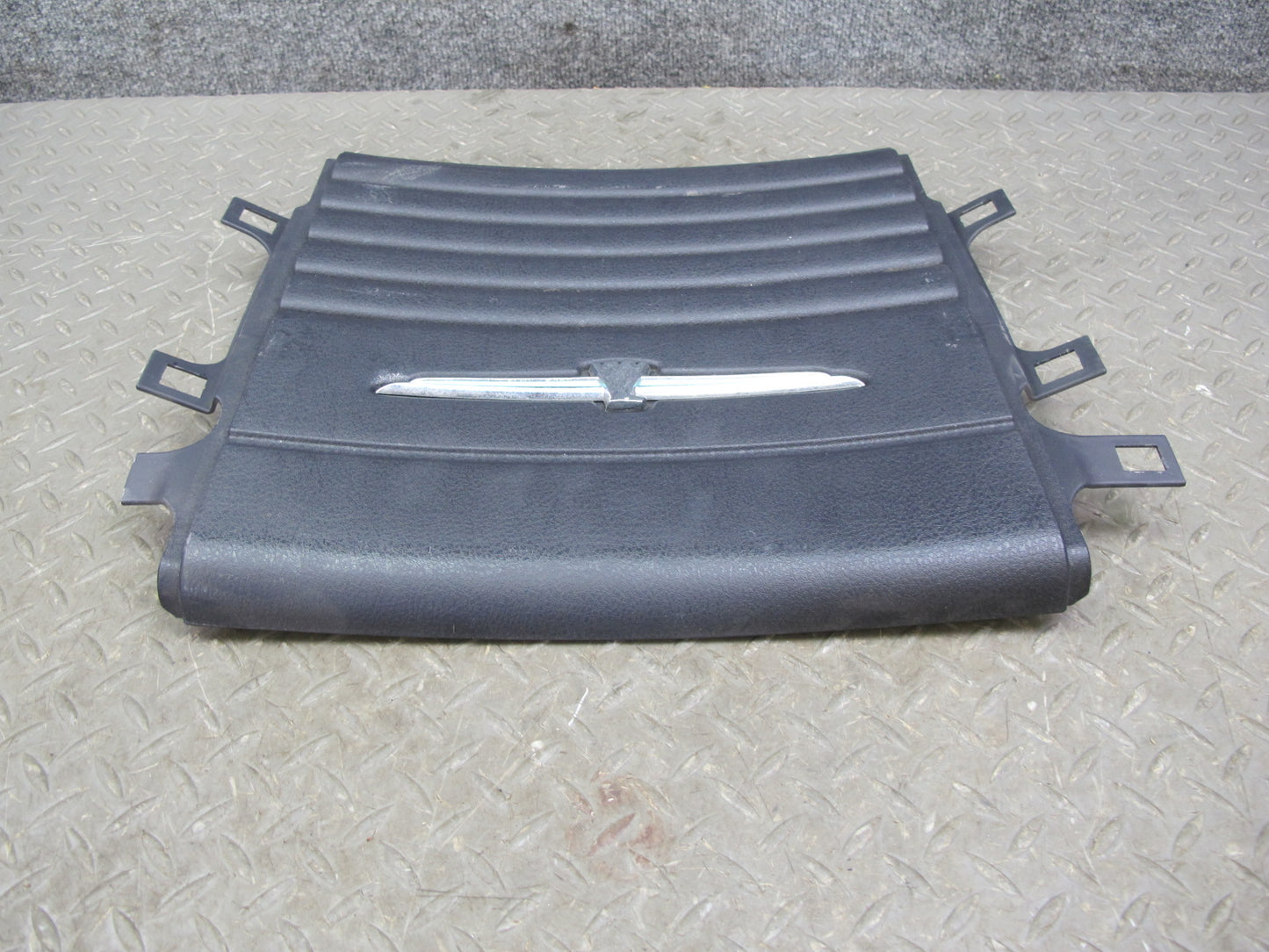 02-05 Ford Thunderbird Rear Wall Center Trim Cover Panel w Emblem Black OEM
