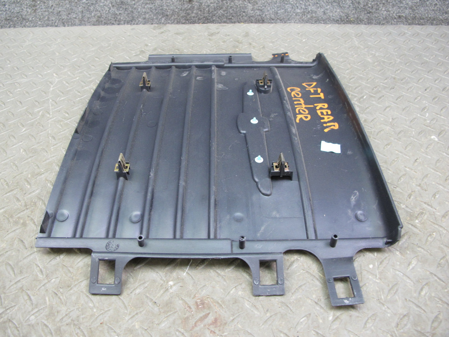 02-05 Ford Thunderbird Rear Wall Center Trim Cover Panel w Emblem Black OEM