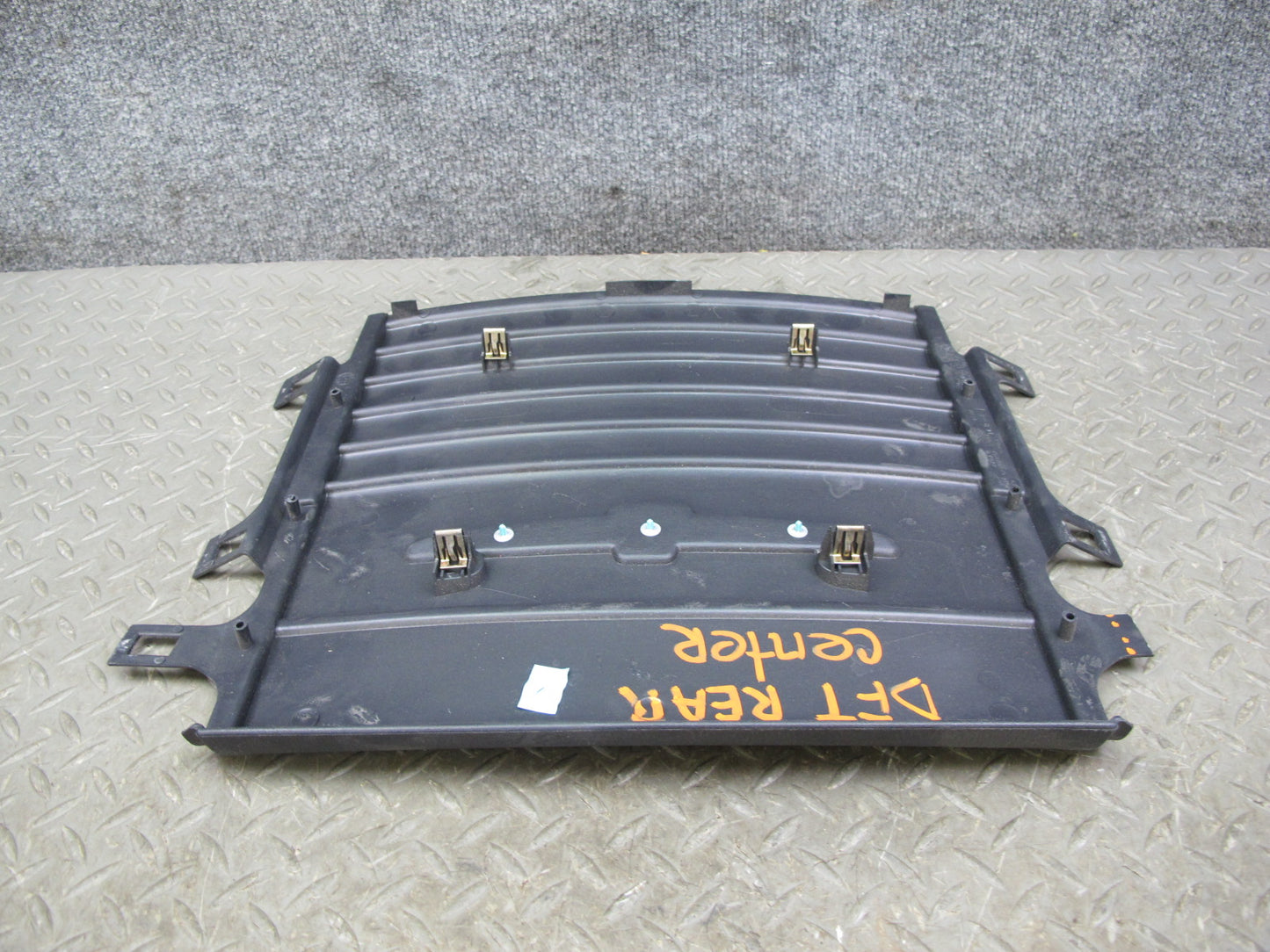 02-05 Ford Thunderbird Rear Wall Center Trim Cover Panel w Emblem Black OEM