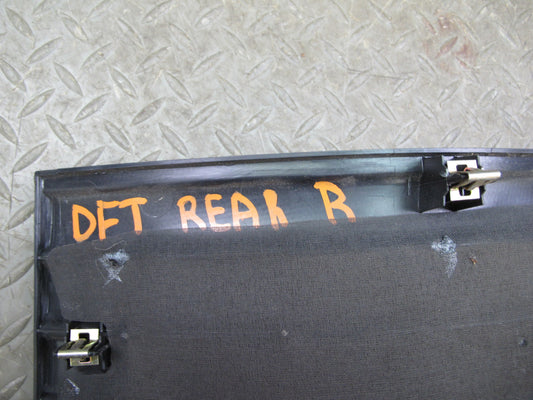 02-05 Ford Thunderbird Set of 2 Rear Left & Right Wall Speaker Cover Black OEM