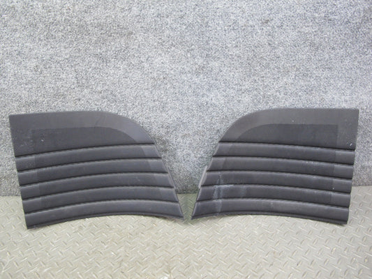 02-05 Ford Thunderbird Set of 2 Rear Left & Right Wall Speaker Cover Black OEM