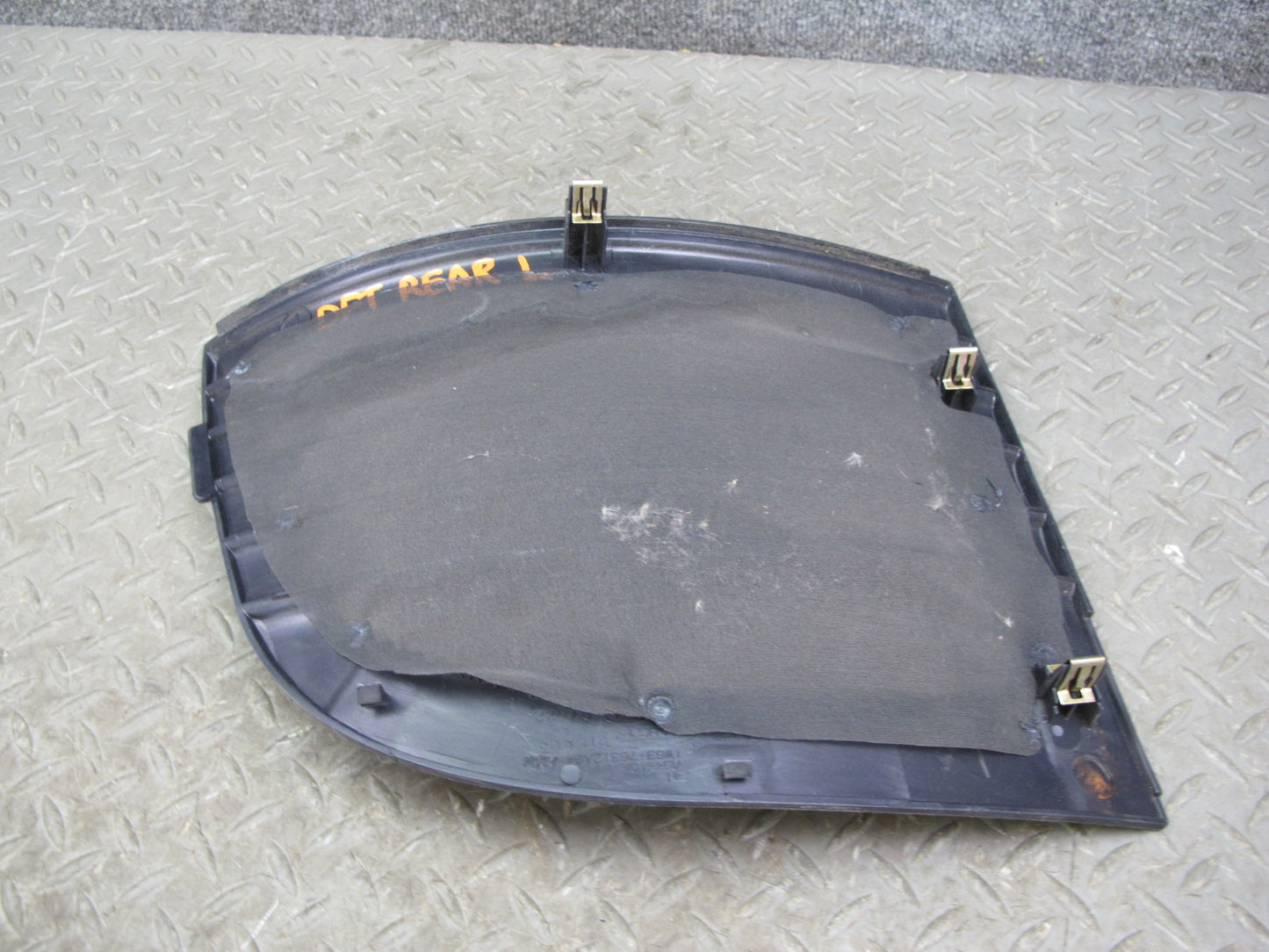 02-05 Ford Thunderbird Set of 2 Rear Left & Right Wall Speaker Cover Black OEM