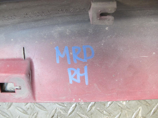 04-08 Mazda RX8 Side Skirt Rocker Panel Molding Set of 2 RED OEM