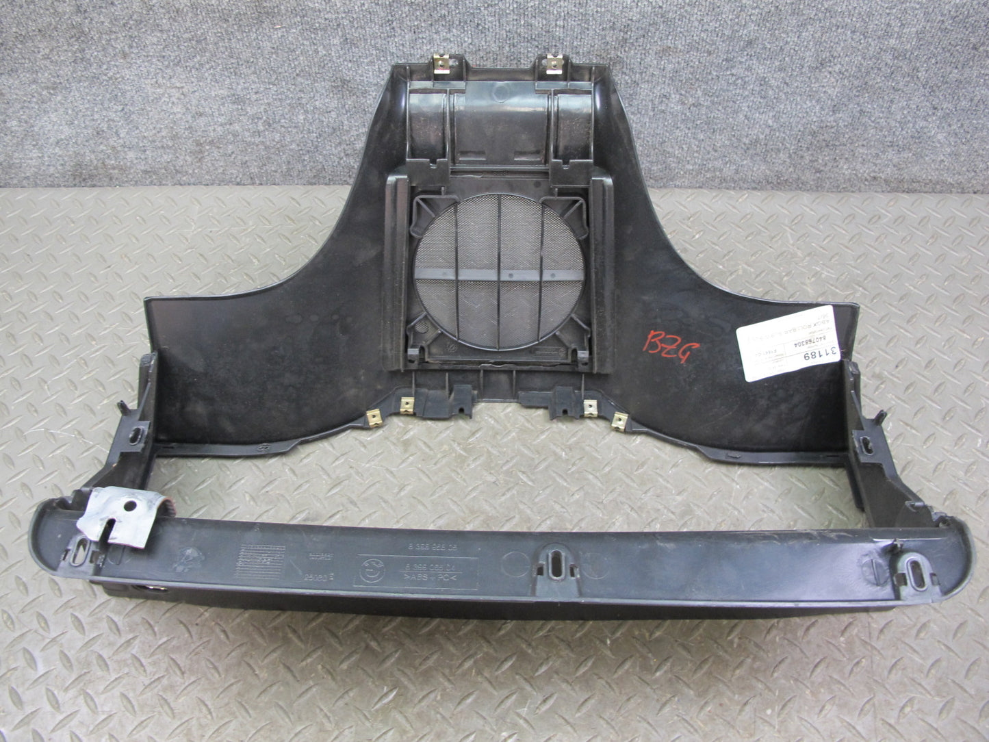 97-99 BMW E36/7 Z3 Roadster Rear Center Console Storage Subwoofer Box Black OEM